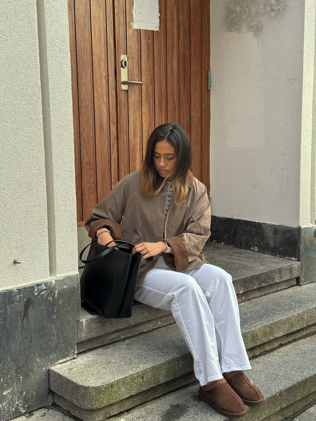 ONLORCHID Cordoroy Coat - Brun
